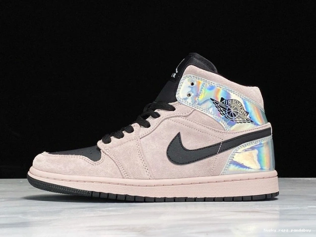 Rep Husky Iridescent (W) Jordan Air Powder BQ6472-602 Mid 1 Dirty 0706